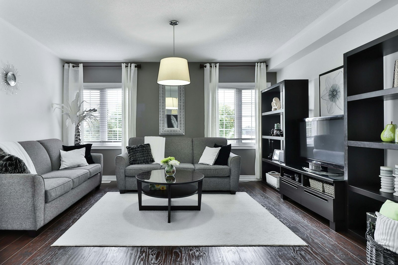 Dining room styled with a nude color palette