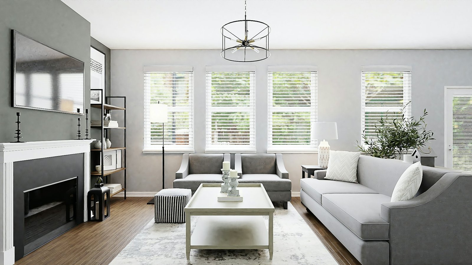 Neutral tone kitchen with warm materials